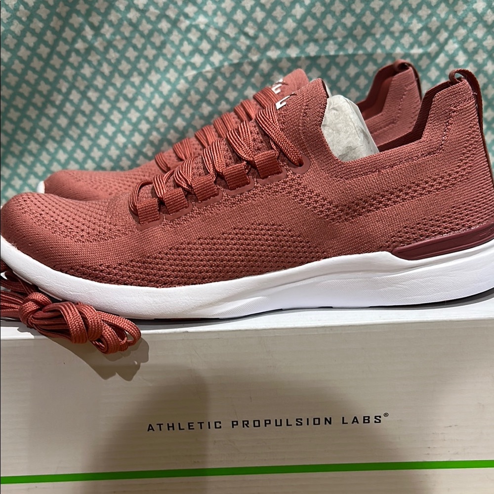 APL Cedar/white tech loom Knit Sneakers